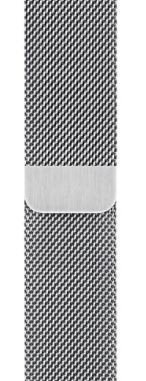 Apple Zegarek Series 6 GPS + Cellular, 44mm koperta ze stali nierdzewnej w kolorze srebrnym z bransoletą mediolańską w kolorze s