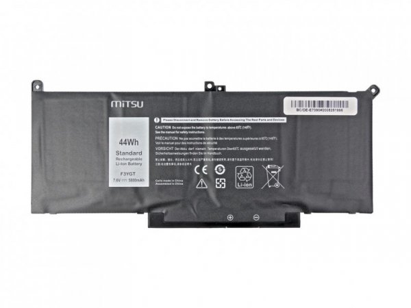 Mitsu Bateria do Dell Latitude 7390, 7490, 5800 mAh (44Wh) 7.6 Volt