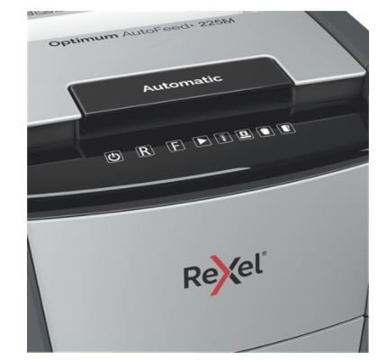 Rexel Niszczarka Optimum AutoFeed+ 225M (P-5, 225 kartek (auto), kosz 60L)