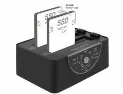 Delock Stacja dokująca HDD SATA DUAL