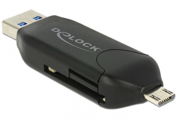 Delock Czytnik kart na micro USB 3.0 OTG ALL IN ONE