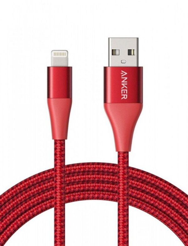 Anker Kabel PowerLine+ II USB-A - LTG 6ft czerwony