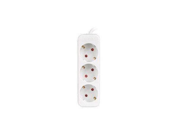 Lanberg Listwa przedłużacz 1,5m 3X230v b  PS0-03F-0150-W