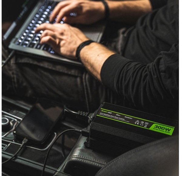 Green Cell Przetwornica napięcia Inwerter 12V 2000W/4000W