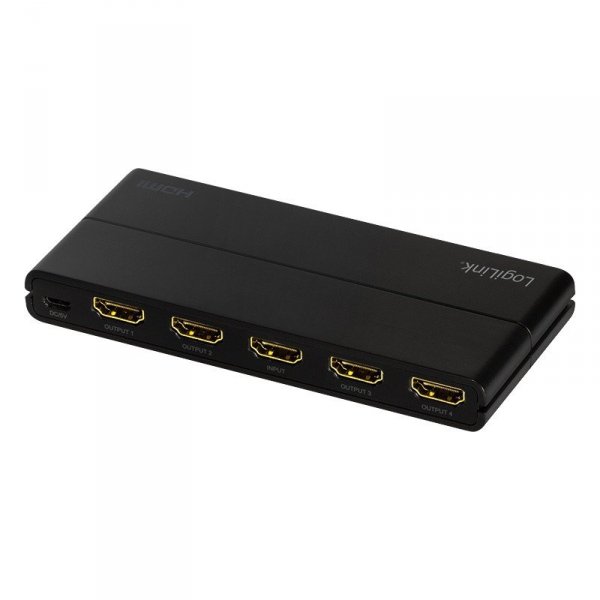 LogiLink Splitter 4xHDMI 4K, 60Hz