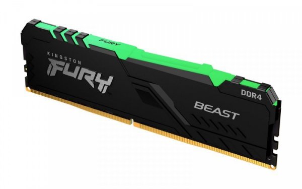 Kingston Pamięć DDR4 FURY Beast RGB 16GB(2*8GB)/2666 CL16