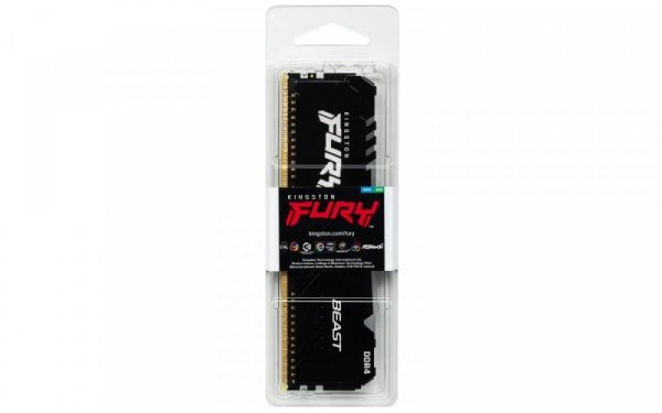 Kingston Pamięć DDR4 FURY Beast RGB 8GB(1*8GB)/3600 CL17
