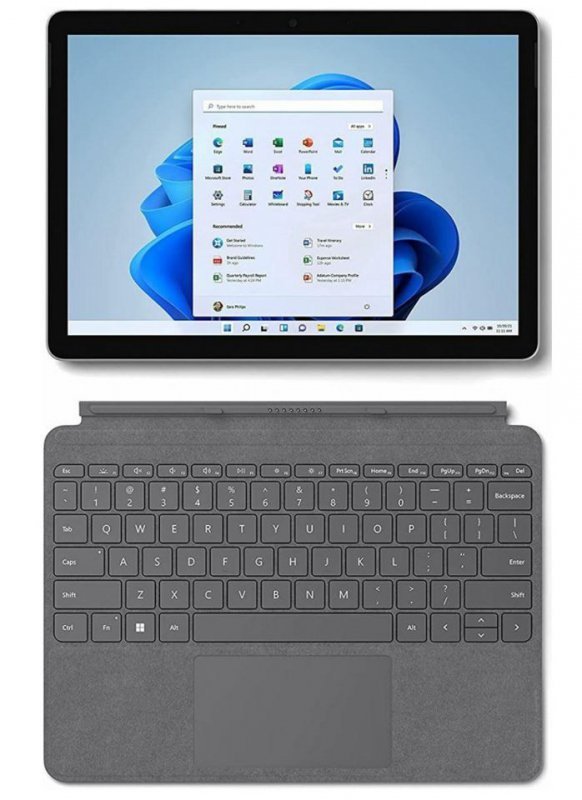 Microsoft Surface GO 3 i3-10100Y/4GB/64GB/INT/10.51&#039; Win11Pro Commercial Platinum 8V9-00003
