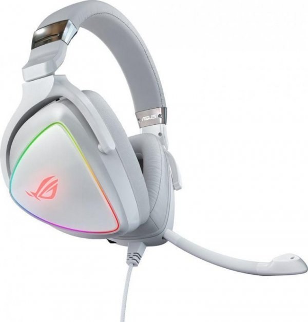 Asus Słuchawki ROG Delta White Edition USB-C/PC/PS5