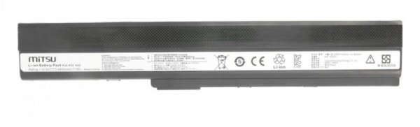 Mitsu Bateria do Asus A52, K52 6600 mAh (71 Wh) 10.8 - 11.1 Volt