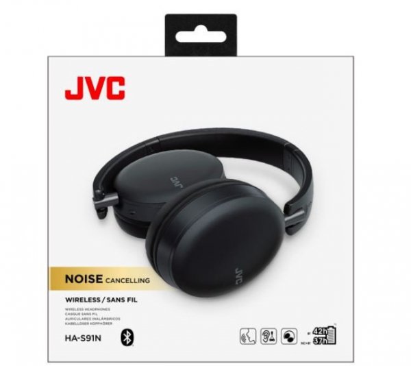 JVC Słuchawki bezprzewodowe HA-S91N czarne