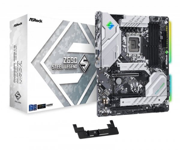 ASRock Płyta główna Z690 Steel Legend s1700 4DDR4 DP/HDMI M.2 ATX