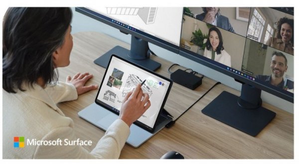Microsoft Surface Laptop Studio Win11Pro i7-11370H/32GB/2TB/RTXA2000 4GB/14.4 cala Commercial Platinum AIK-00009