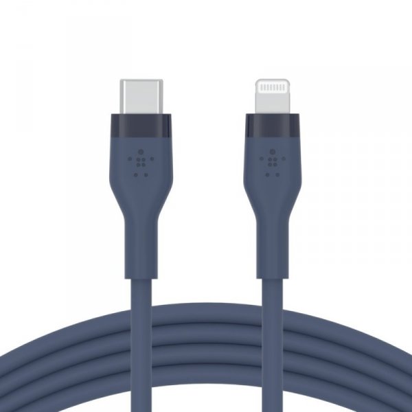 Belkin Kabel BoostCharge USB-C do Lightning silikonowy 1m, niebieski