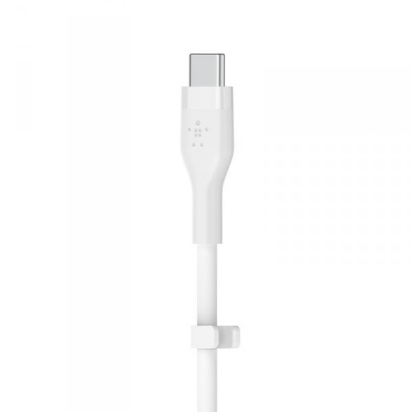 Belkin Kabel BoostCharge USB-C do USB-C 2.0 silikonowy 1m, biały
