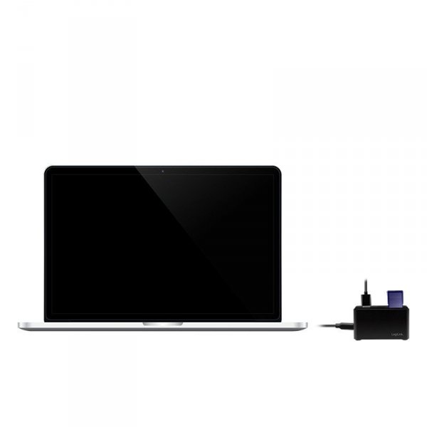 LogiLink Stacja dokująca USB3.2 8-portów, mini Czarna