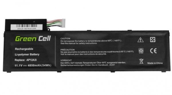 Green Cell Bateria AP12A3i 10,8/11,1V 4850mAh do Acer Timeline M3 M5 P648