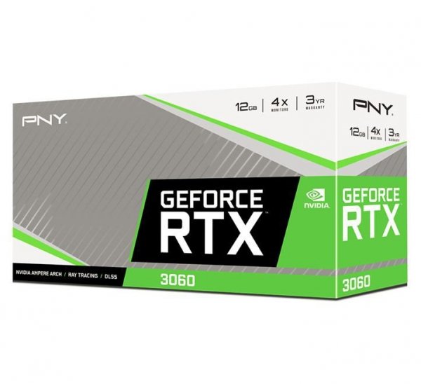 PNY Karta graficzna GeForce RTX 3060 12GB VERTO DUAL FAN EDITION