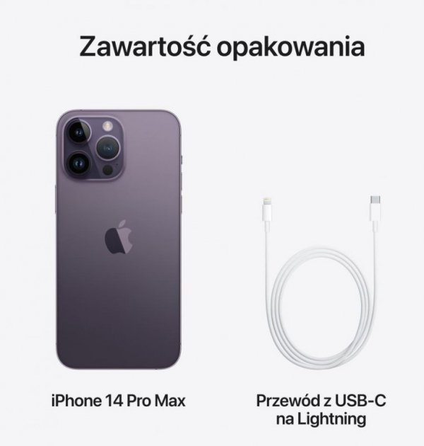 Apple iPhone 14 Pro Max Głęboka Purpura 256GB