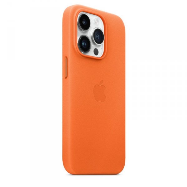 Apple Etui skórzane z MagSafe do iPhone 14 Pro - pomarańczowy