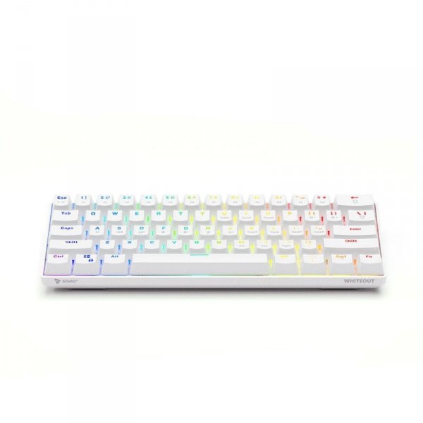 Savio Klawiatura mechaniczna Whiteout BROWN Outemu