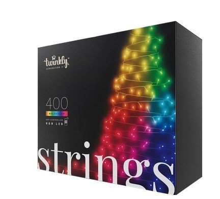 TWINKLY Inteligentne lampki choinkowe Strings 400 LED RGB Łańcuch