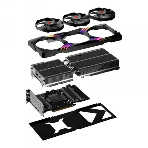 PNY Karta graficzna GeForce RTX 4080 16GB XLR8 Gaming Verto Epix-x RGB Triple Fan