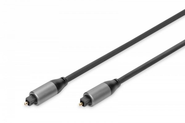 Digitus Kabel audio optyczny Toslink 2.2mm/Toslink 2.2mm M/M aluminium, 3m