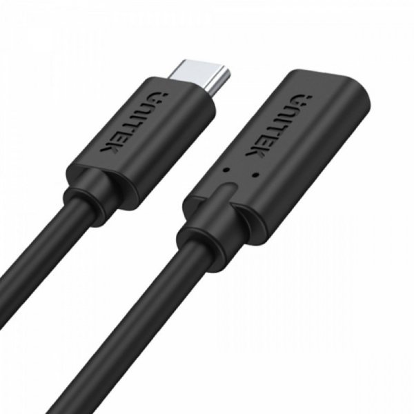 Unitek Przedłużacz USB-C 3.1 10Gbps; 4K; PD 100W; M/F; 1m; C14086BK-1M