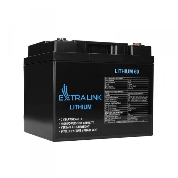 Extralink Akumulator LiFePO4  60AH 12.8V BMS EX.30448