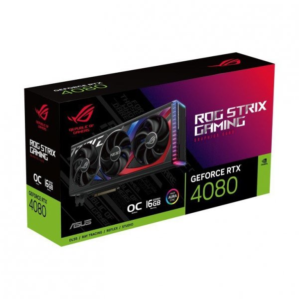 Asus Karta graficzna GeForce RTX 4080 ROG STRIX OC 16GB GDDRX6 256bit 3DP