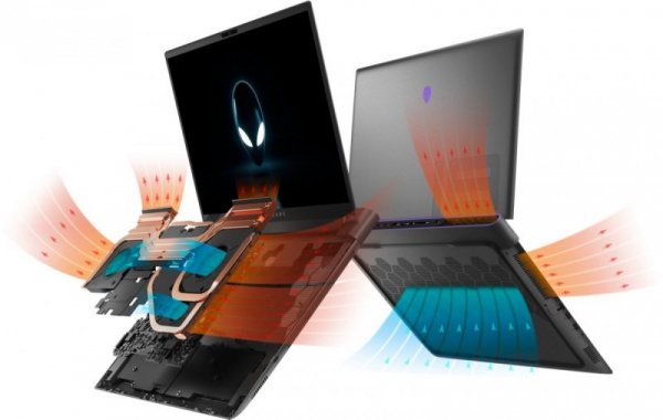 Dell Notebook Alienware m18 R1 Win11Home i9 13900HX/SSD 1TB/32GB/18.0 FHD+/RTX 4080/Kb_Backlit/2Y Premium Support