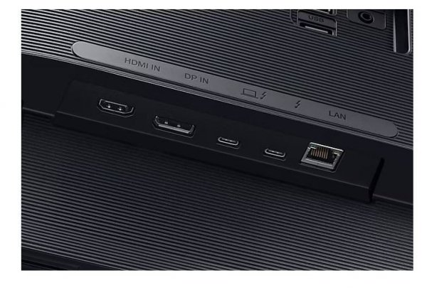 Samsung Monitor 32 cale LF32TU870VPXEN VA 3840x2160 UHD 16:9 1xHDMI 2 (TB 3.0) 1xDP 2xUSB 3.0 LAN (RJ45) 5ms HAS+PIVOT płaski 3 