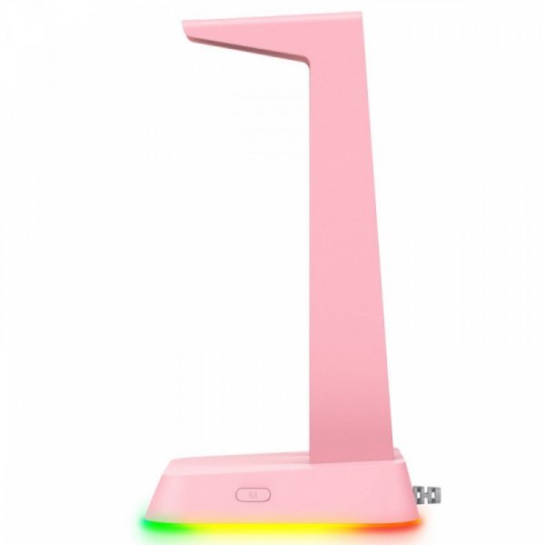 Onikuma Stojak na słuchawki z podświetleniem RGB ST2 różowy
