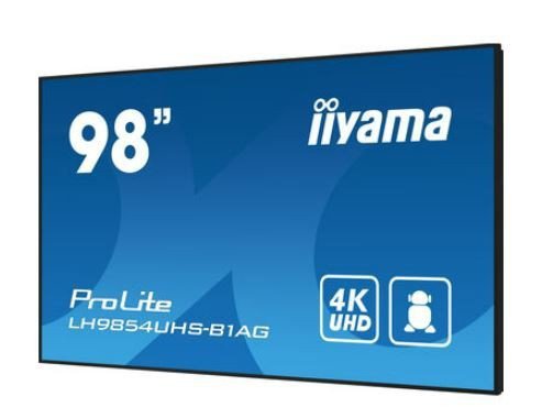 IIYAMA Monitor wielkoformatowy 98 cali LH9854UHS-B1AG 24/7,IPS,ANDROID.11,4K,SDM,2x10W