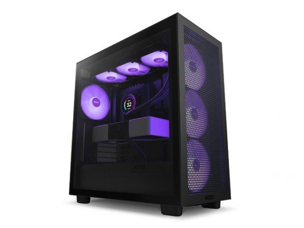 NZXT Obudowa H7 Flow RGB z oknem Czarna