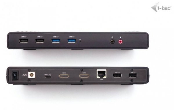 i-tec Stacja dokująca USB 3.0 / USB-C / Thunderbolt 2x HDMI + Power Delivery 100W