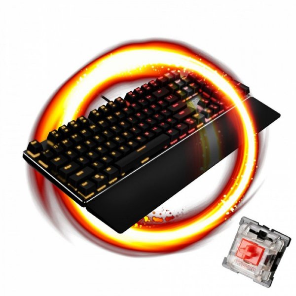 AOC Klawiatura GK500 Mechanical Wired Gaming Keyboard - OUTEMU Red Switches - US International Layout