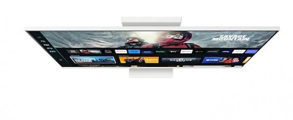 Samsung Monitor 27 cali SMART M8 VA 3840x2160 UHD 16:9 1xHDMI 1xUSB-C (65W) 2xUSB 2.0 4ms WiFi/BT HAS+PIVOT Webcam głośniki płas