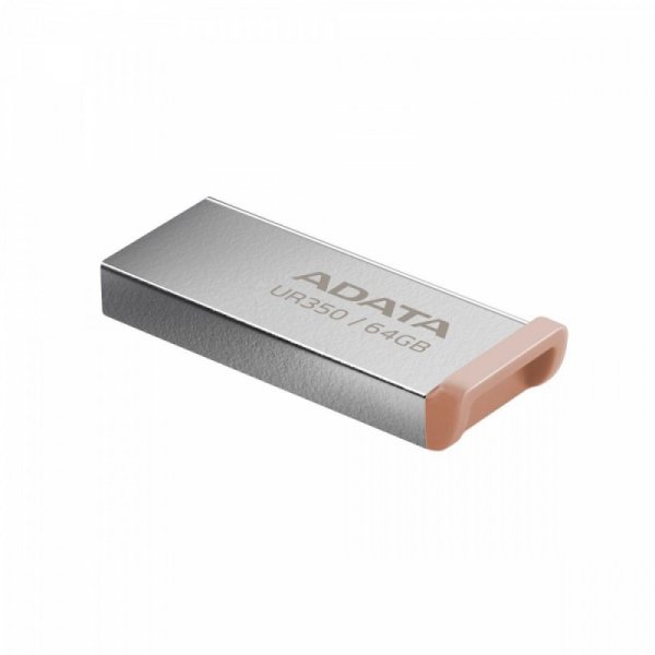 Adata Pendrive UR350 64GB USB3.2 Gen2 Metal brązowy
