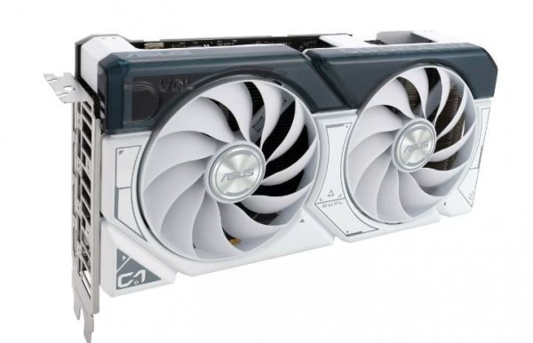 Asus Karta graficzna GeForce RTX 4060 DUAL OC 8GB WHITE GDDR6 128bit 3DP