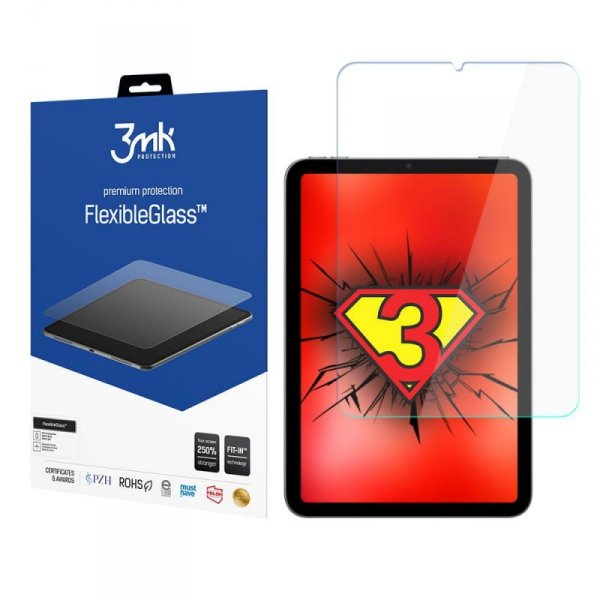 3MK Szkło hybrydowe FlexibleGlass iPad Mini 6 generacji 2021 8,3&quot;