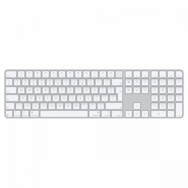 Apple Klawiatura Magic Keyboard z Touch ID i polem numerycznym dla modeli Maca z czipem Apple - angielski (międzynarodowy) - bia