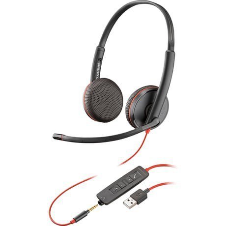 POLY Zestaw słuchawkowy Blackwire 3225 Stereo USB -A HS (Bulk) 80S11A6