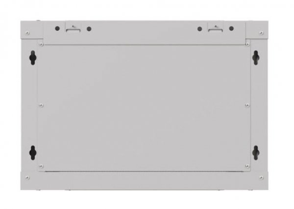 Lanberg Szafa instalacyjna rack wisząca 19" 6U 540x350 szara drzwi przeszklone ( flat pack)