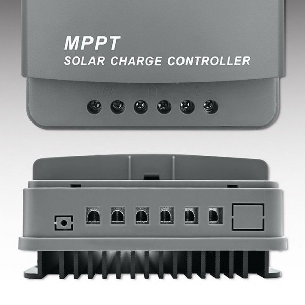 Qoltec Solarny regulator ładowania MPPT z czujnikiem temperatury 30A |  12V/24V | LCD | 2xUSB | Bluetooth | APP | GEL | LiFePO4