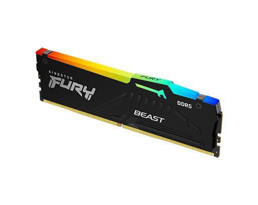Kingston Pamięć DDR5 Fury Beast RGB 64GB(1*64GB)/5600 CL40 czarna