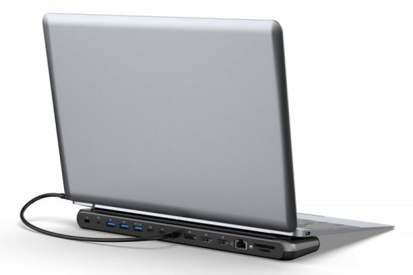 Digitus Stacja dokująca USB-C 12 portowa, max. 8K/30Hz z HDR, HDMI, DP, max. 3 monitory (MST), USB-C 3.2 Gen2, Gigabit Ethernet,