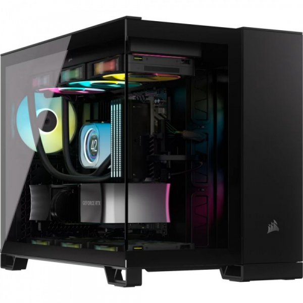 Corsair Obudowa 2500X mATX iCUE Mid-Tower Black RGB