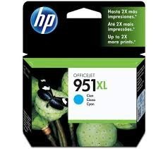 Atrament HP 951XL Cyan Officejet Ink Cartridge (CN046AE#BGY)